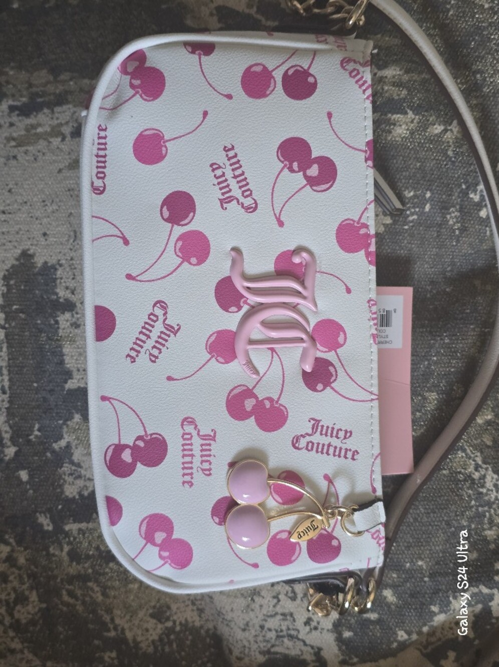 Juicy Couture Cherry on Top Shoulder Bag NWT - Picture 5 of 7